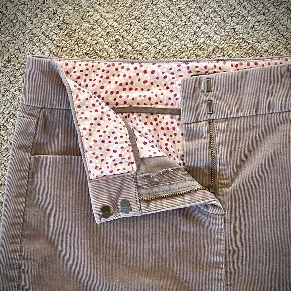 J. Crew Taupe Corduroy Stretch Mini Skirt - Picture 6 of 8